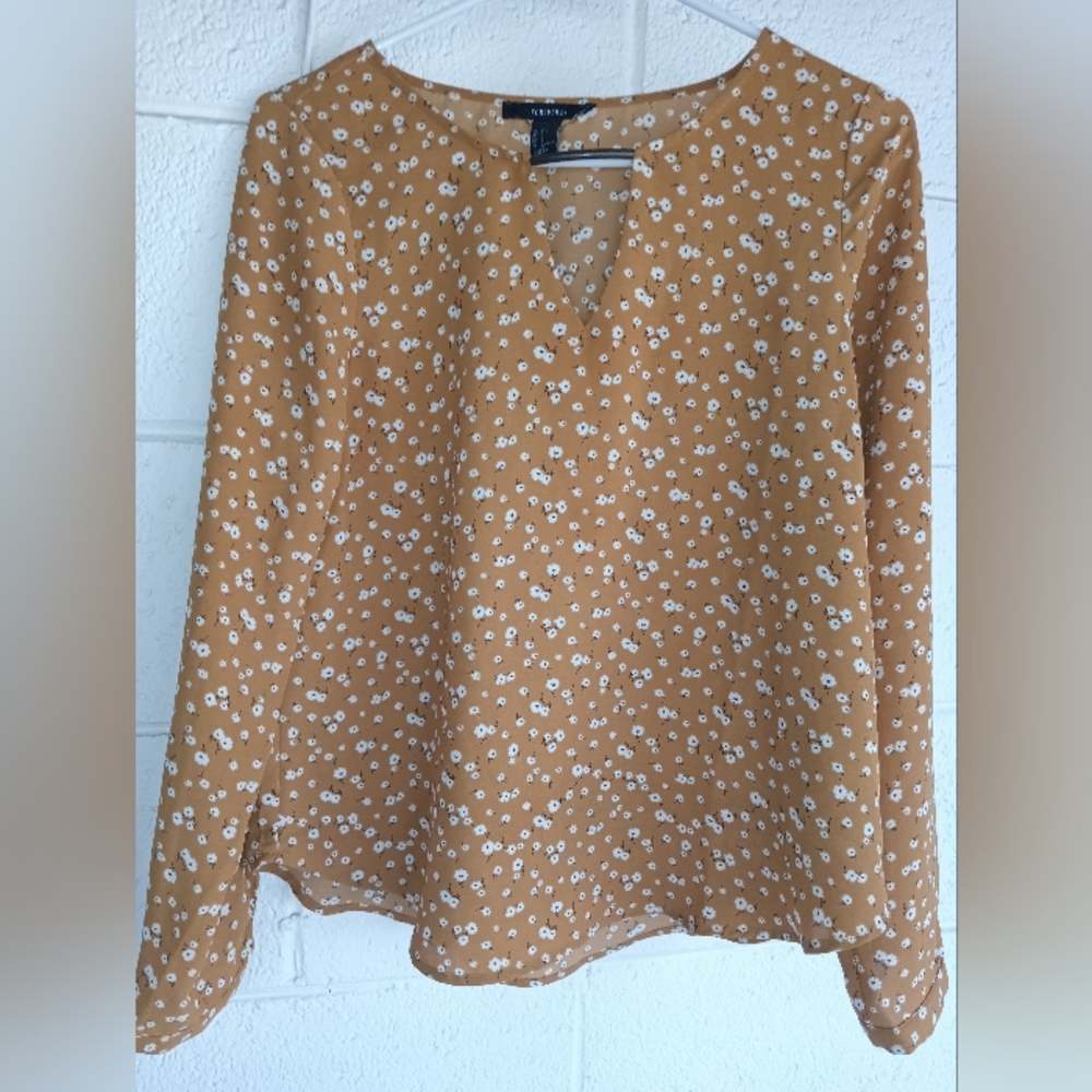 Forever 21 Gold Blouse
